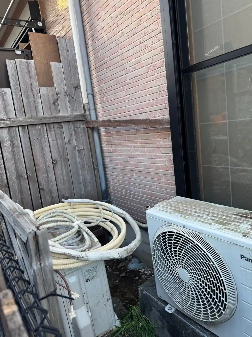 作業後 室外機
