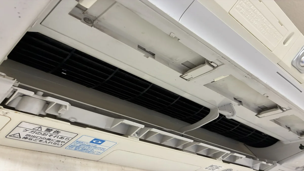 シャープ お掃除機能付きエアコン AY-P80X2-W 作業後 ファンの様子02 シャープ お掃除機能付きエアコン AY-P80X2-W 作業後 ファンの様子02