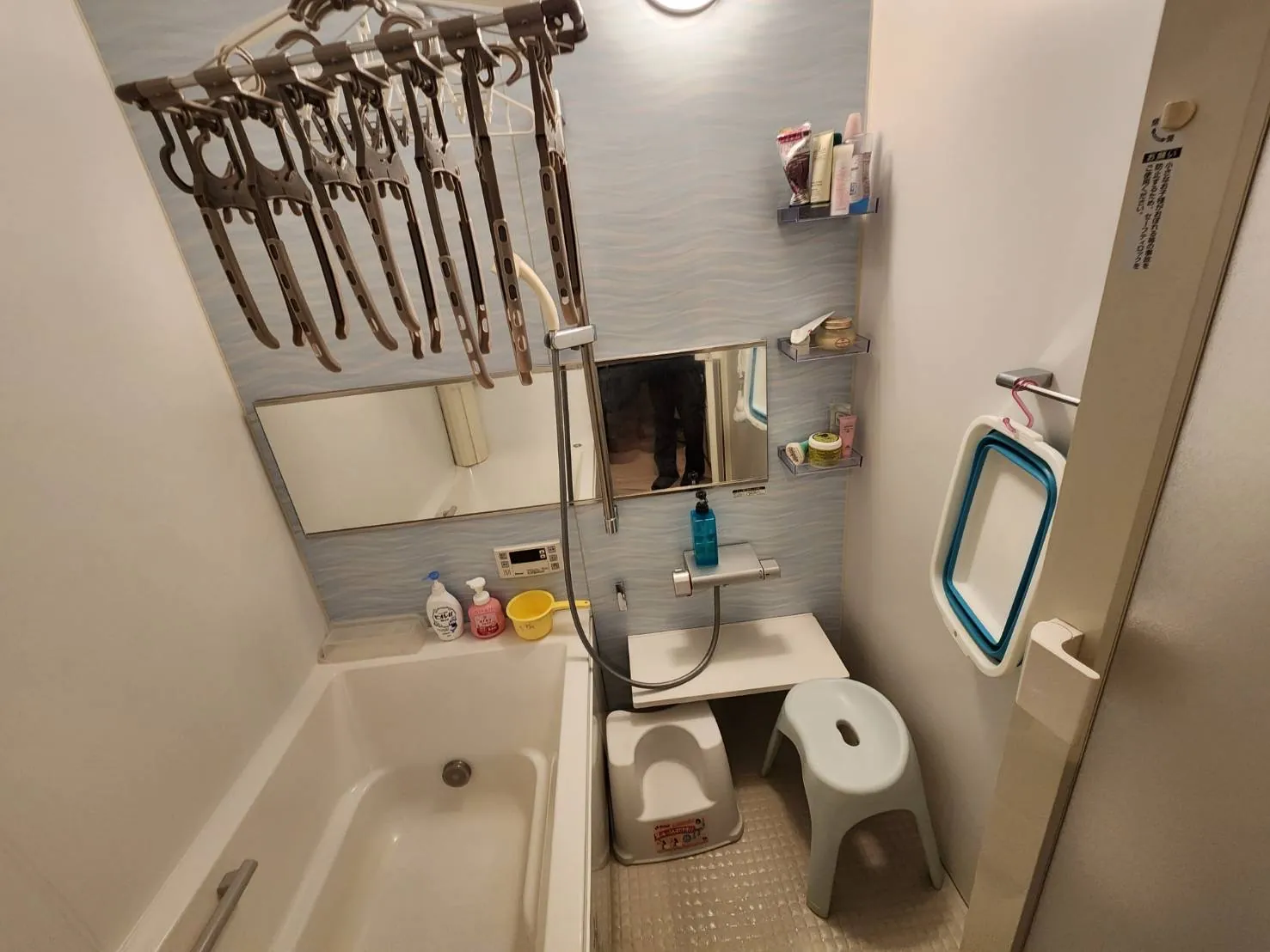 浴室クリーニング 作業後 壁 浴室クリーニング 作業後 壁