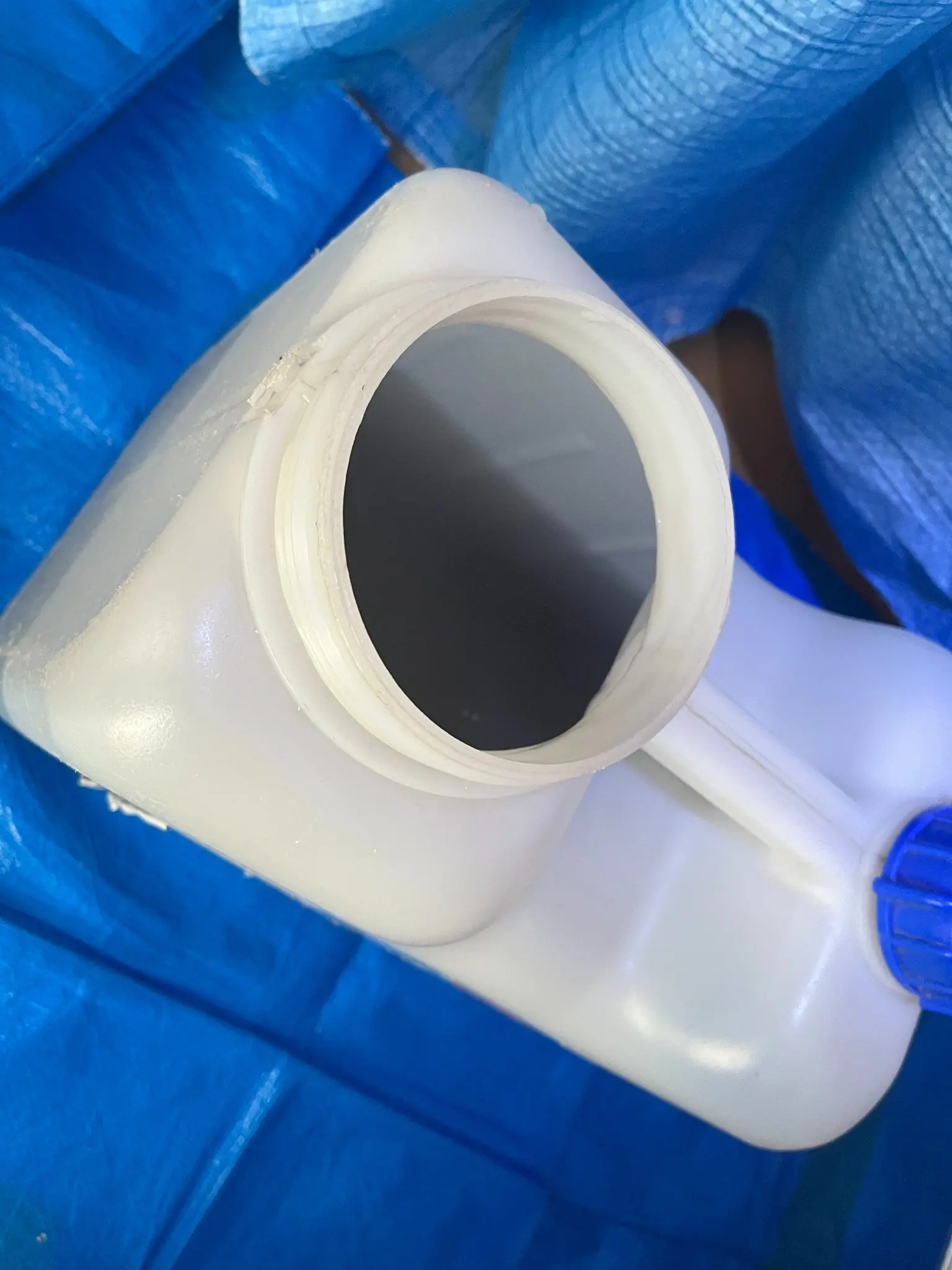 パナソニック 通常壁掛けエアコン CS-288CF-W 作業後 廃液の様子