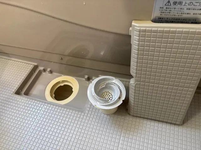 浴室クリーニング 作業後 排水口 浴室クリーニング 作業後 排水口