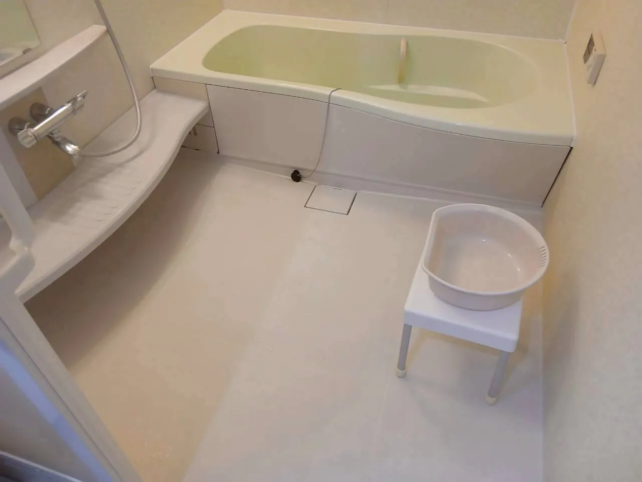 浴室クリーニング 作業後 洗い場 浴室クリーニング 作業後 洗い場