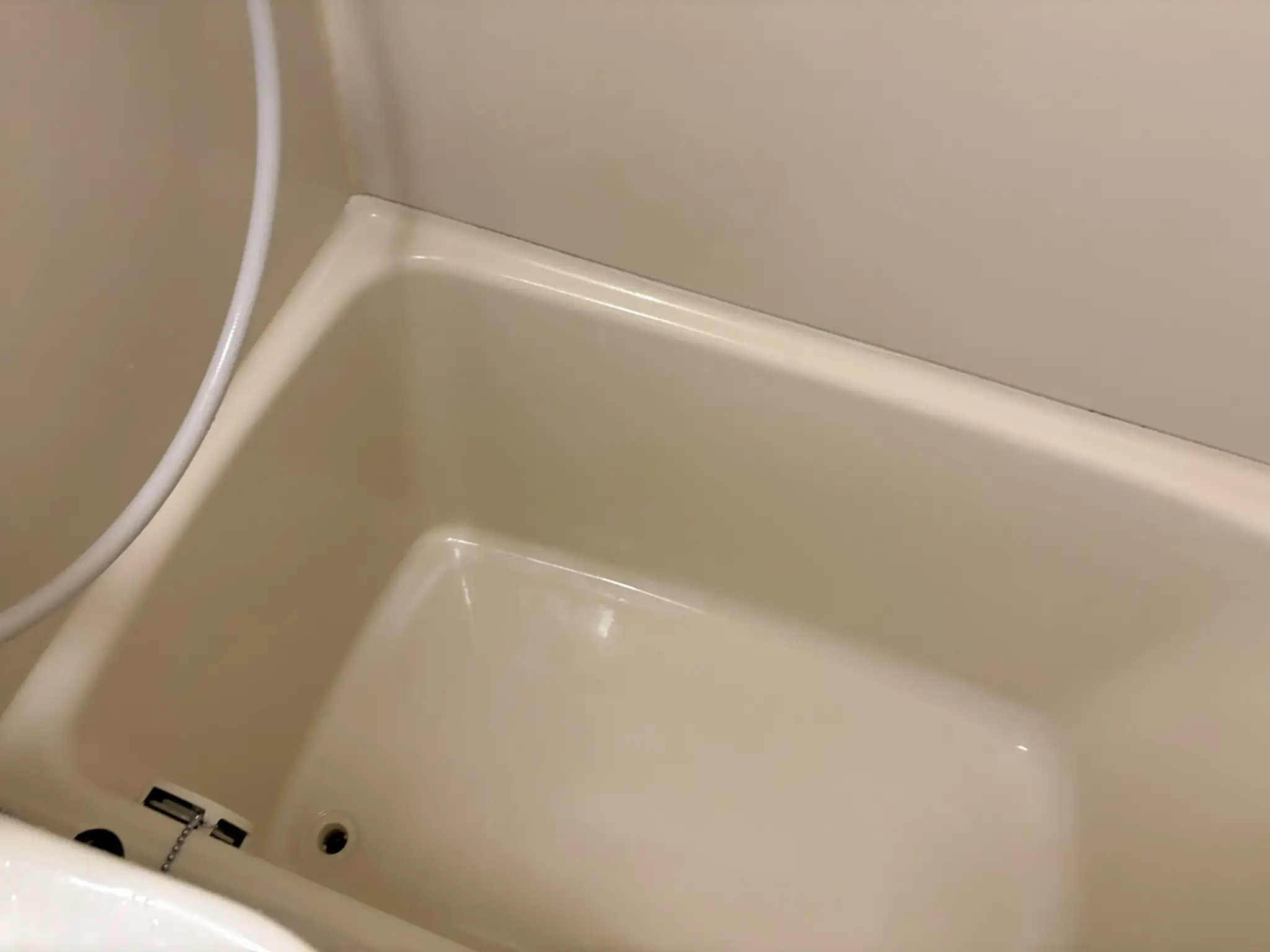 3点ユニット 作業後 浴槽