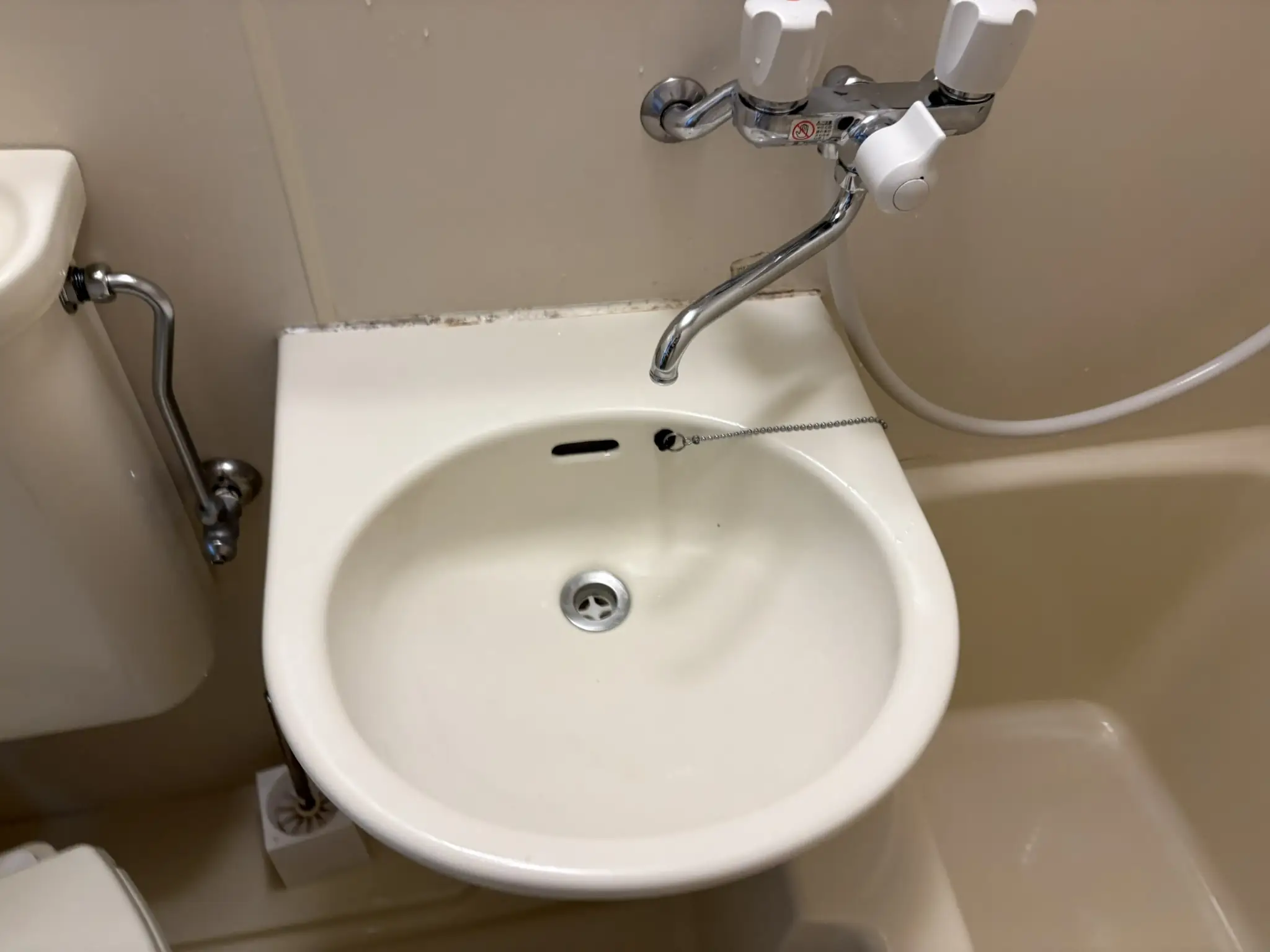 3点ユニット 作業後 洗面所